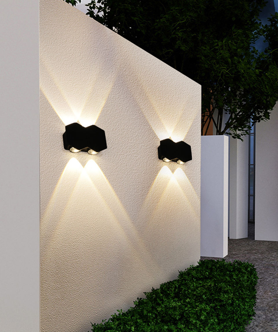 Wandlamp Hot Koop Waterdicht Outdoor Nieuw Design Gang Wandkandelaars Lampen Export Product Aanpasbare Lichtkleur High-End