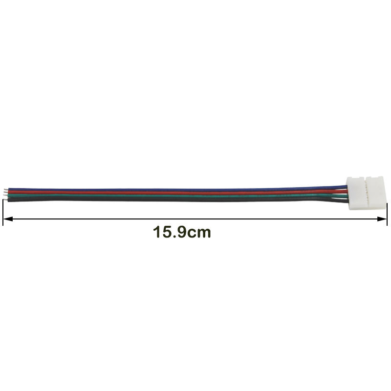 LED Strip Connector 2pin 8mm met Draad Gratis Sluit Geen Behoefte Solderen/Lassen Connector Voor Led Strip 3528/5050