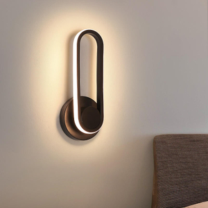 Wandlamp slaapkamer 12W nachtkastje led-licht achtergrond wandlamp draaibaar gangpad wandkandelaar