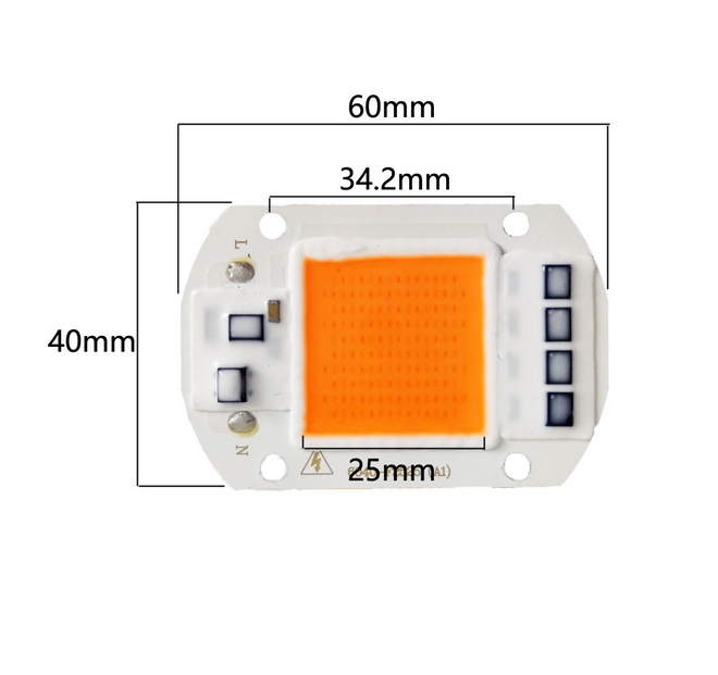 High Power Indoor led kweekchip 20W 30W 50W voor plantengroeiverlichting