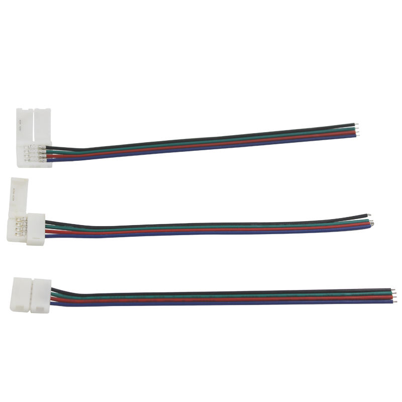 LED Strip Connector 2pin 8mm met Draad Gratis Sluit Geen Behoefte Solderen/Lassen Connector Voor Led Strip 3528/5050