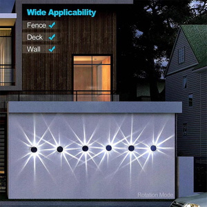 ABS LED-tuinlamp op zonne-energie Bloem Zilver Kleur Waterdichte buitenverlichting
