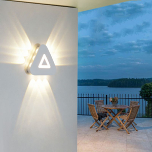 Moderne Minimalistische Driehoek Vorm Led Wandlampen Nordic Stijl Outdoor Wandlampen Woonkamer 12W AC85-265V Eenvoudige Fancy Verlichting