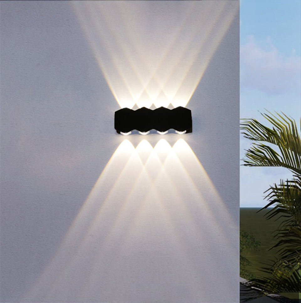 Wandlamp Hot Koop Waterdicht Outdoor Nieuw Design Gang Wandkandelaars Lampen Export Product Aanpasbare Lichtkleur High-End