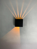 6W zes beam licht wandlamp led-verlichting esthetische wandkandelaar led moderne wandlamp led outdoor wandkandelaar led wandlampen indoor