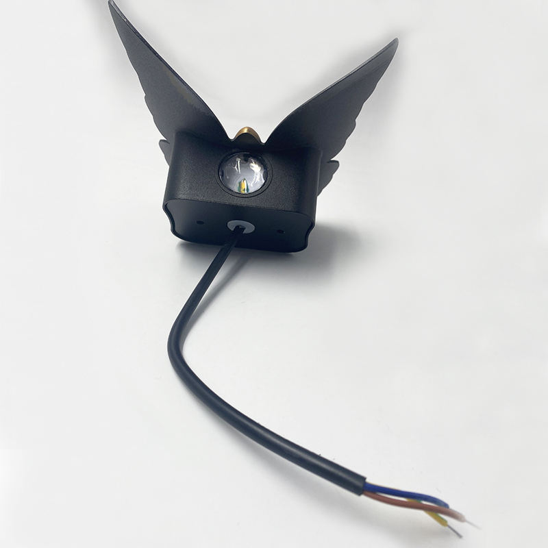 LED-wandlamp met dubbele kop in combinatie met wandlamp aan de buitenkant, aplique para pared aan de binnenmuurbeugel