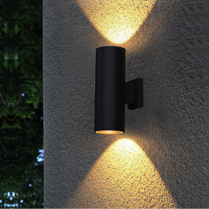 12W COB Up Down Dual-Head Outdoor Led Wandlamp Wandlamp Cilinder Indoor Balkon Armatuur Waterdichte IP65 veranda Lamp