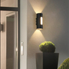 Zwart Wit Decoratie Applique Murale Led Vierkant Rond Op en neer Licht Ip65 Waterdicht Naast Led Cilinder Licht Wandlamp