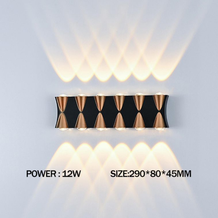 LED waterdichte IP65 tuin balkon wandlamp decoratieve indoor en outdoor wandlamp