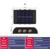 Solar Led Light Outdoor Waterdicht Balkon Zonne-verlichting voor Binnenplaats Straat Landschap Tuin Decor Lamp Outdoor Solar Wandlamp