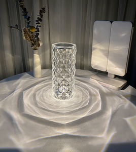 Romantic Rose Crystal Table Light Shadow Sfeer Tafellicht Touch Control Kleurrijke Nordic Wandlamp Verlichting