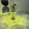 Amazon Hot-selling Acryl Tafellamp Holiday Gift USB Oplaadbare Tafellamp 16 Kleur Veranderende Afstandsbediening Tafellamp