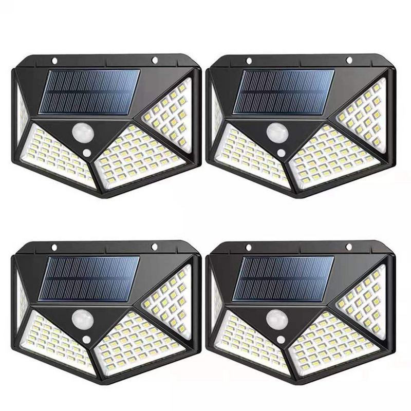 100 LED ip65 Solar Light Outdoor Solar Lamp PIR Motion Sensor Wandlamp Waterdicht Zonne-energie Zonlicht Voor Tuin decoratie