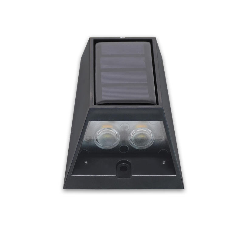 LED Zonne-energie Oplaadlicht Outdoor Up Down Waterdichte Verlichting Wandlampen Tuin Decoratie Dek Hek Landschap IP65 ABS