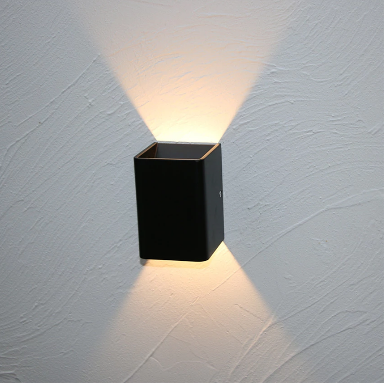Moderne Up Down Wandlamp 3W LED RGB Slaapkamer Nachtkastje Decoratie Wandlamp AC85-265V Industriële Projectverlichting