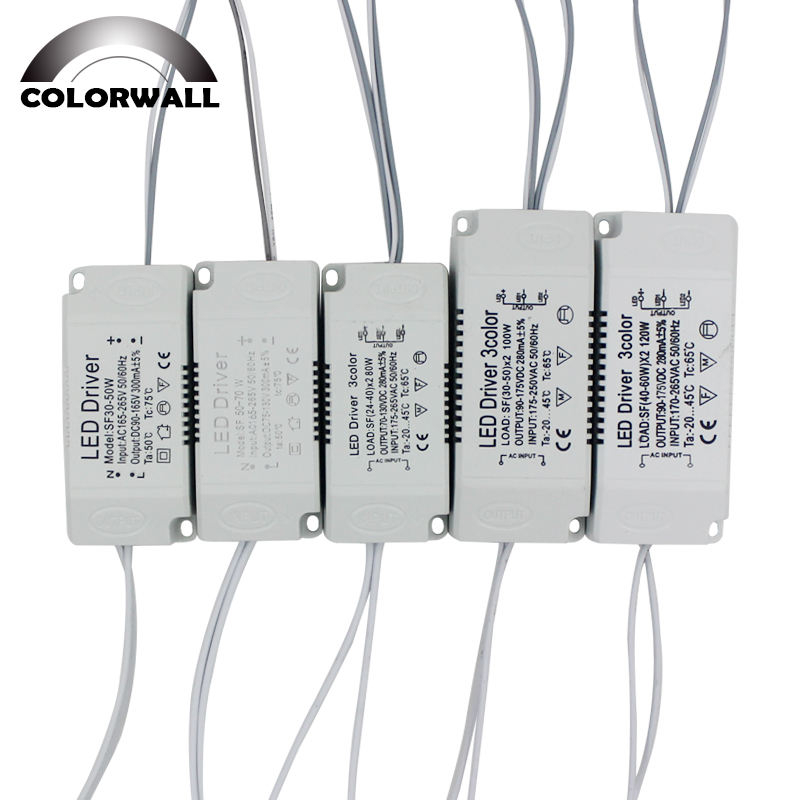 8-120w LED-voedingsadapter voor AC220V niet-geïsoleerde transformator LED-driver heeft een hoog vermogen en is van goede kwaliteit.