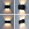 LED Outdoor Double Head Up en Down Light Arc Wandlamp Gangpad Trap Gang Balkon Outdoor Waterdichte Wandlamp