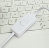 1.8 m Netsnoer Kabel met Dimmer AAN UIT Schakelaar Metalen Clip E14 E27 Lampvoet Hanglamp Houder Socket Stekkersnoer voor Salt Rock Lamp