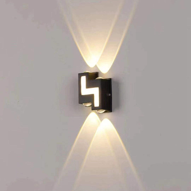 6W 12W Waterdichte AC85-265V Opbouw Led Wandlamp Moderne Nordic Armatuur Indoor Wandlampen Woonkamer Veranda buiten
