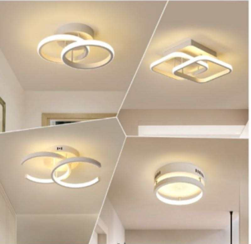 Witte cirkel plafondlampen voor woonkamer hangende plafondlamp slaapkamer plafondlamp led plafondlamp moderne lamp plafond