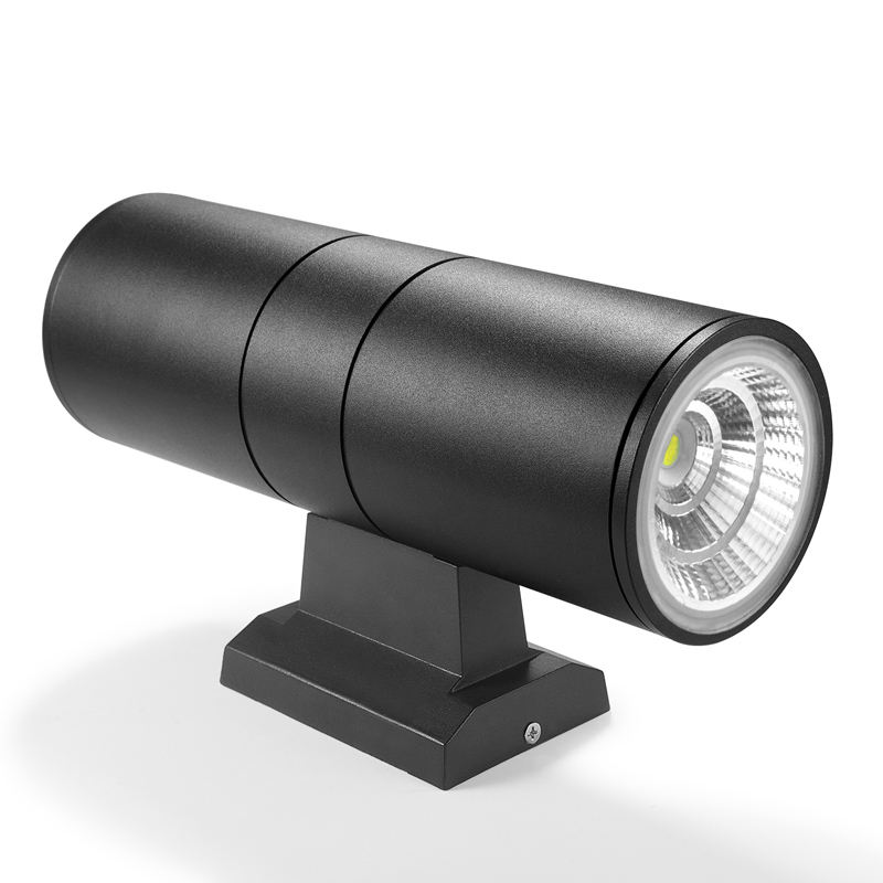 6W 12W COB Up Down Waterdichte IP65 Veranda Lamp Dual-Head Outdoor Cilinder Indoor Balkon Armatuur led Wandlamp Wandlamp