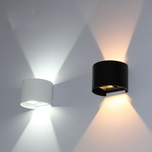 Waterdichte halfronde design led-wandlamp 6W buitenverlichting met fabrieksprijs Armaturen Light Lamp Sconce