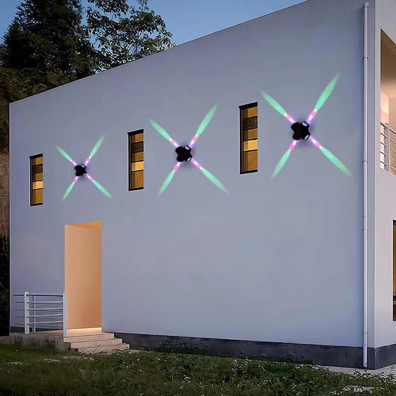 Nieuwe stijl wandgemonteerde LED-wandlamp buiten waterdicht IP65 tuinlamp hoteldecoratie buitenschansen