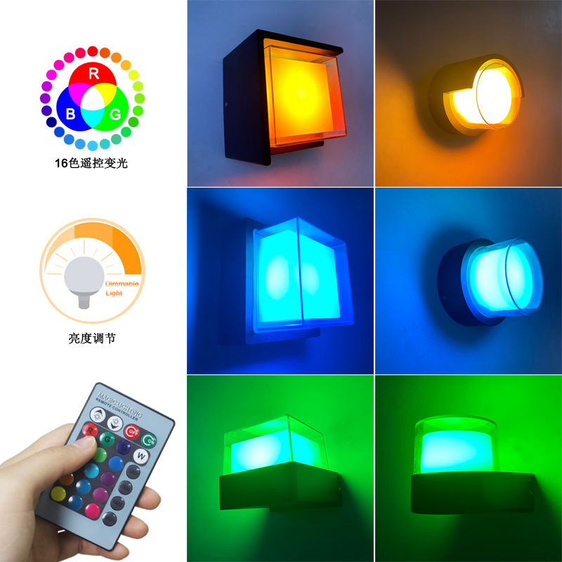 Modern interieur 5W LED wandlamp acryl vierkant zwart woonkamer gang trap woondecoratie muur