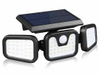 Hagood Outdoor waterdicht 3 Heads Wandlamp Three Heads 83 COB Solar Sensor LED Powered Security Lights