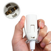 1.8m Netsnoer Kabel met Dimmer AAN UIT Schakelaar Metalen Clip E14 E27 Lampvoet Hanglamp Houder Socket Stekkersnoer voor Salt Rock light