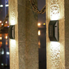 Nieuwste product Abs Indoor Hotel Decoratief Licht Buiten Ip65 Waterdichte Solar Led Wandlamp zonnepaneel Led-straatverlichting