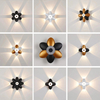 LED Outdoor Wandlamp Up Down Lichtgevende Wanddecoratie Spotlight Lotus Villa Gang Balkon Gang Achtergrond Wandlamp