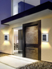 Hot Selling Mooie Zwarte Waterdichte IP65 Solar Wandlamp Outdoor Trap Gang Licht Voor Tuin Decoratieve Wandlamp