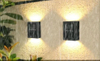 Solar Wall Outdoor Garden Home Wandlamp Waterdicht Op en neer Verlichting Lamp Villa Decoratieve Tuin Wandlamp