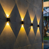 Wandlamp Solar Tuin Outdoor Decoratie Tuin Waterdicht Up Down Inductie Wasmachine Licht Applique Extrior Zeer Efficiënt