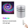 Gemengd licht van wandlamp met spiraalgat met fabrieksprijs en chique modern nachtlampje voor binnen RGB met afstandsbediening