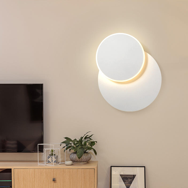 LED Wandlamp 360 Graden Draaibare Lamp In Muur Spot Voor Trappen Slaapkamer Woonkamer Wandlamp home fancy licht