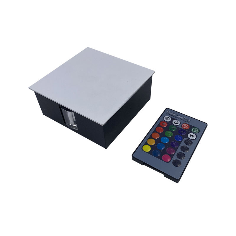 Nieuwste RGB 3W LED-wandlamp met afstandsbediening Kleurrijke led-wandlamp voor binnen