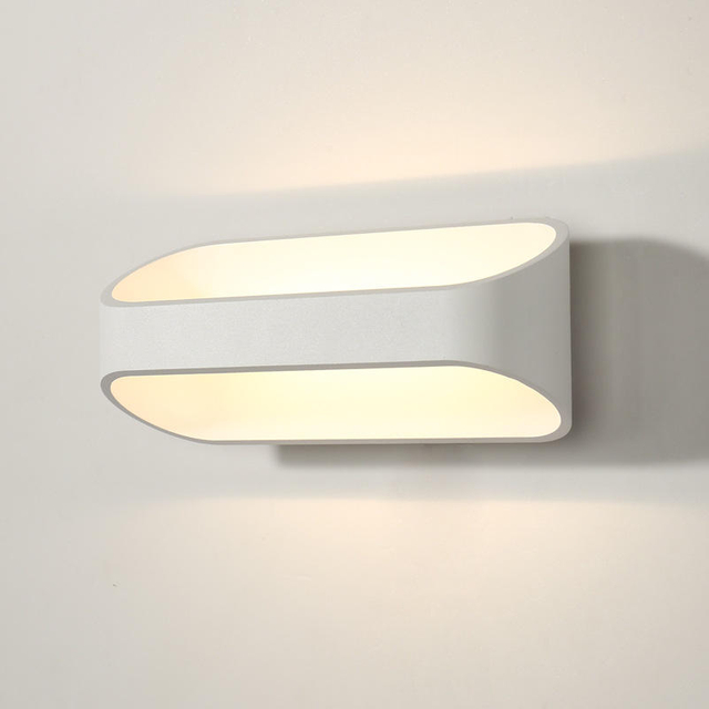 Nieuwe 5W wandlamp op en neer binnen nachtkastje gang gangpad slaapkamer trap lamp achtergrond wandlamp