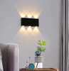2W / 4W / 6W / 10W / 12W led buiten wandkandelaar led wandverlichting zwarte wandlamp buitendecoratie wandlamp geborsteld oppervlak slaapkamer woonkamer gang gangpad eenvoudig