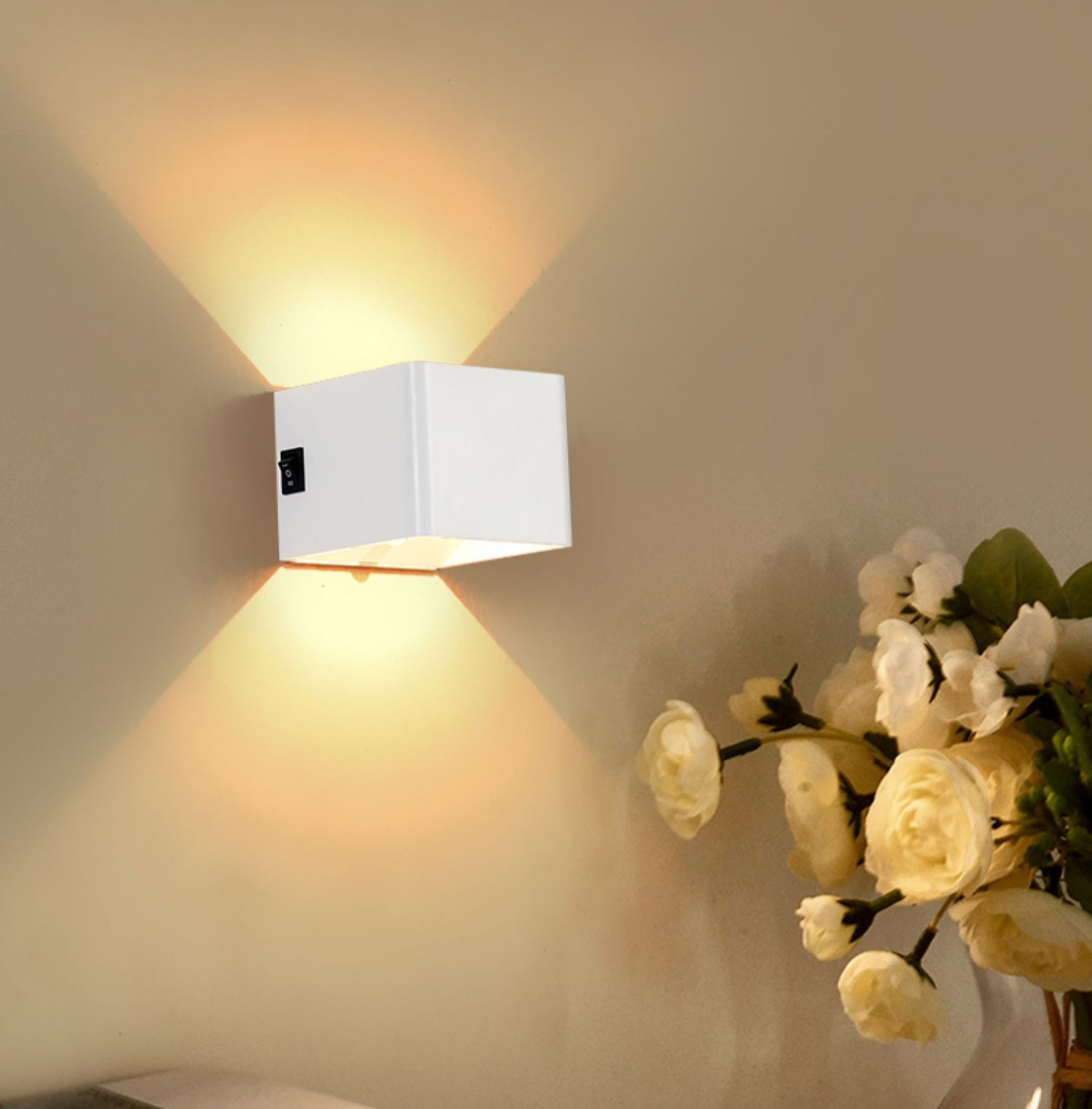 2023 Usb Oplaadbare Wandlampen Thuis Indoor Bewegingssensor Verlichting Slaapkamer Bedlampje Gang Stairway Decor Verlichting Wandlamp
