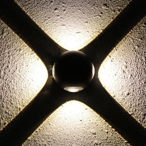 12W Big Size Aankomst Ball Lights Outdoor Down Light Multi-color Lights Externe Wandlampen Armatuur LED wandlamp LED Wall Lampen