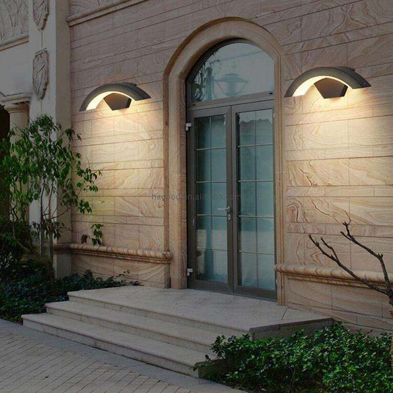 18W Outdoor Tuinlamp IP65 Outdoor Waterdichte Wandlamp LED Verlichting Aluminium Wandlamp Hot Selling Gang Licht