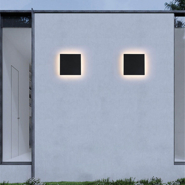 8W 12W 15W Moderne Led Licht Led Maan Lichten Ronde Of Vierkante Vorm Hoogwaardige Indoor nachtlampje Bedlampjes Indoor Wandkandelaar