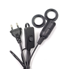 1.8 m E14 Dimmer Lampvoet Houder Netsnoer Kabel Elektrische Dimmer Snoer Voor Himalaya Zout Lamp EU plug 303 2 stks
