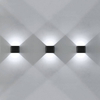 12W IP65 Buitenverlichting Moderne Wandlamp Binnen Waterdichte LED Wandlamp Woonkamer Licht vierkante led wandlamp