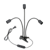 Grensoverschrijdende LED-cliplamp Enkele kop Dubbele kop Driekoppige clip Lamphouder E27 Universele lamphouder met clip