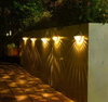LED-verlichting Buitenlichtregeling Sensor Tuindecoratie Zonne-omheining Wandlamp Halve cirkel Energie Waterdicht Straatlantaarns
