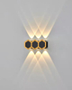 2W 3W 5W 6W 7W 8W Tuin Wandlamp Wandlampen Led honingraat Goud Zwart Licht omhoog en omlaag Lichtgevend Lichaam Lamp Verlichting Stijl Modern Kantoor