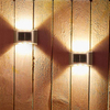6LED Solar Lamp IP65 Waterdichte Buitenlamp Binnenplaats Wandlamp voor Tuin Villa Decoratie